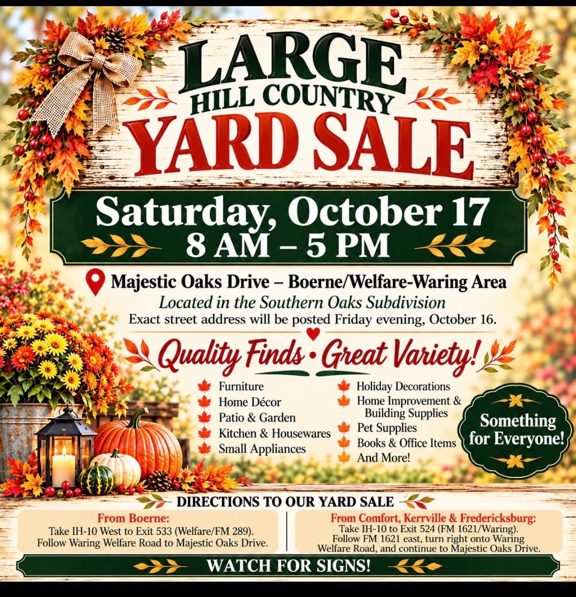 Hill Country Yard Sale